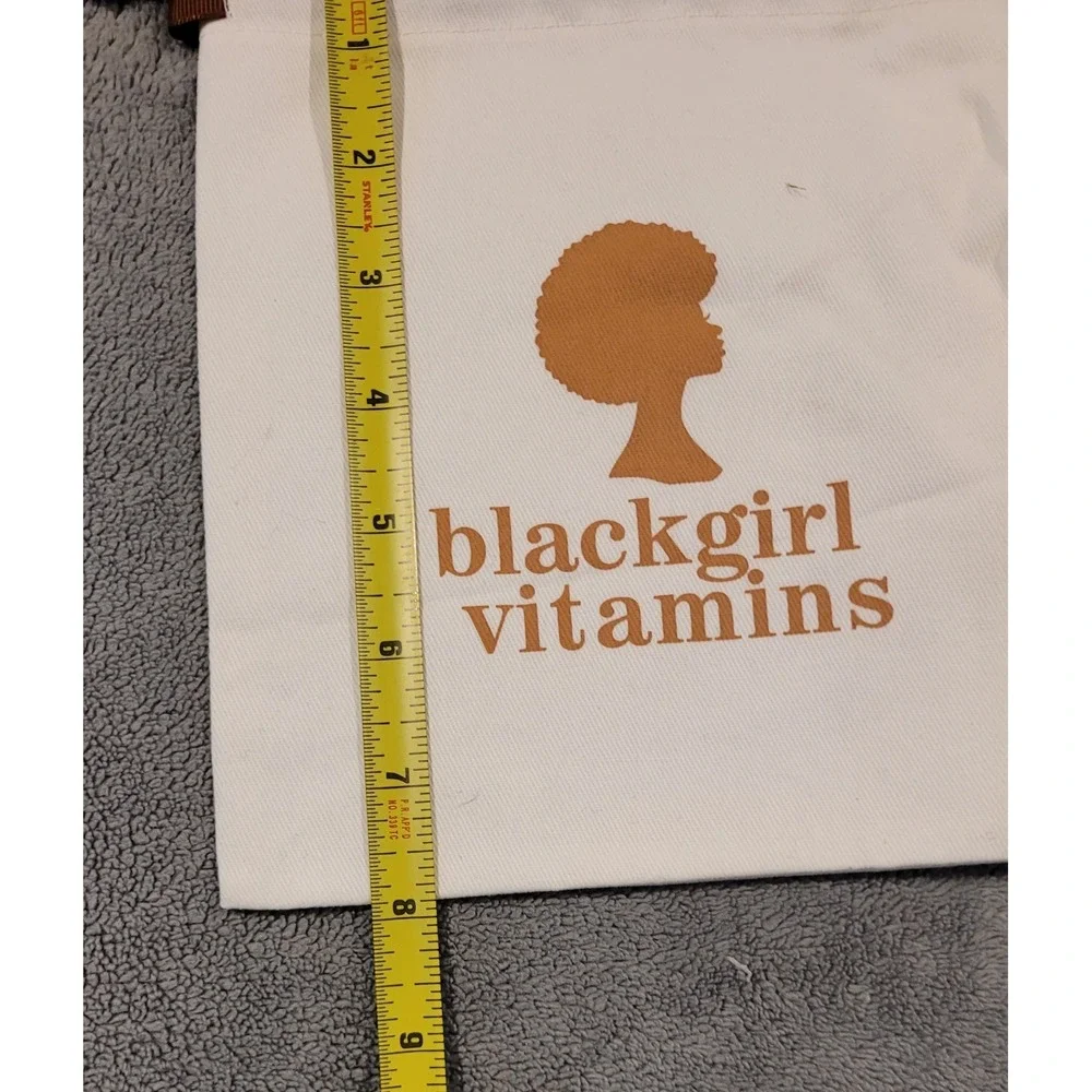 Black Girl Vitamins *Bags Only* Lot Of 2 functional eco-friendly Cotton